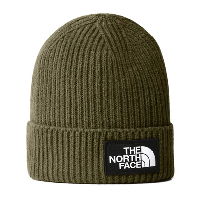 The North Face Logo Box Cuff téli sapka military olive regular