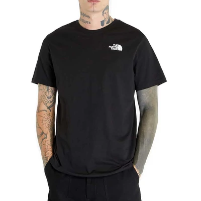 the North Face Vertical Never Stop Exploring póló TNF Black TNF White TNF Black