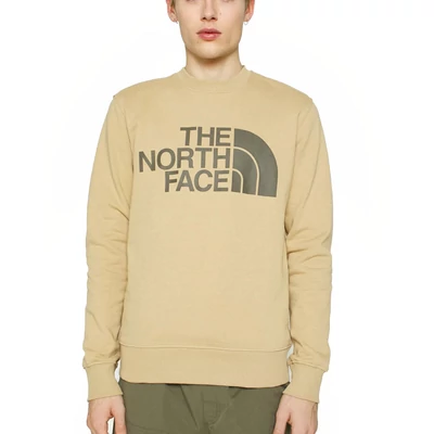 The North Face Standard Crew pulóver Khaki Stone