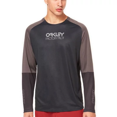 Oakley Factory Pilot Mtb Jersey II ls póló Black Forged Iron