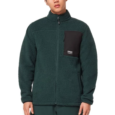 Oakley Mountain Fire Sherpa Zip pulóver Hunter Green (helmet)