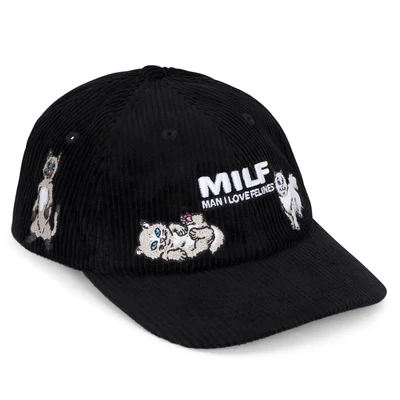 Ripndip Man I Love Felines Strapback sapka Black Charcoal