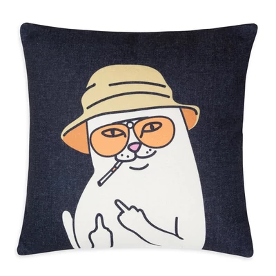 Ripndip Nermal S. Thompson Jacquard párna Black