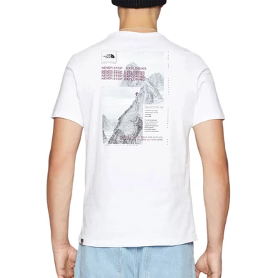 The North Face Collage póló TNF White Boysenberry
