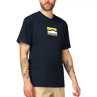 Vans Center Sidestripe póló Navy