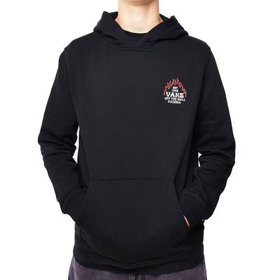 Vans Pizzeria fiú kapucnis pulóver Black