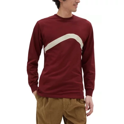 Vans Sidestripe Block hosszú ujjú póló Syrah