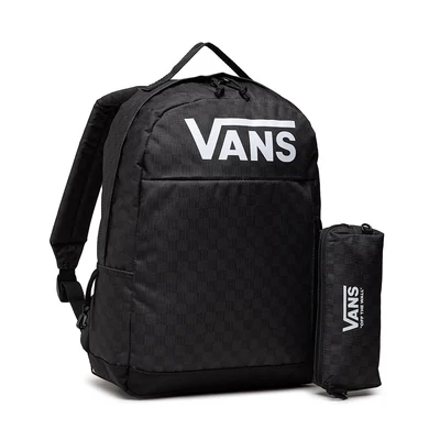 Vans Skool táska és tolltartó Black Charcoal Checkerboard