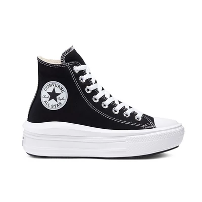 Converse Chuck Taylor All Star Move Hi cipő Black Natural Ivory White