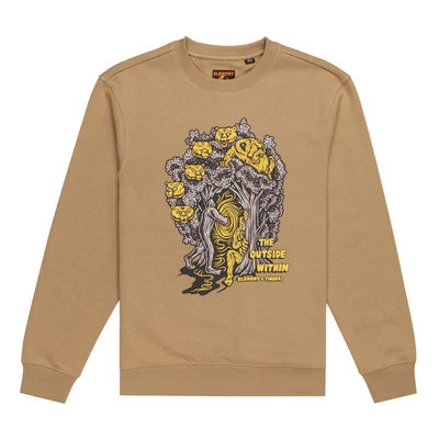 Element X Timber The Portal Crew pulóver Khaki
