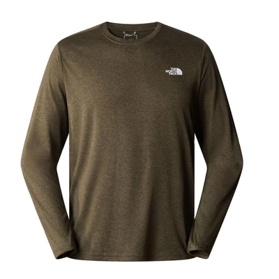 The North Face Reaxion Amp hosszú ujjú póló New Taupe Green Heather