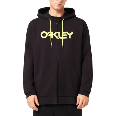 Oakley Teddy kapucnis zipzáros pulóver Black Sulphur