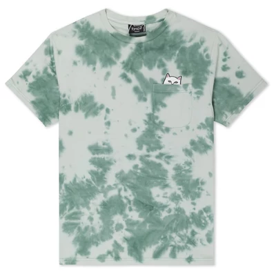 Ripndip Lord Nermal Pocket póló Olive Green Tie Dye