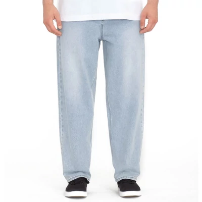 Volcom Freazy Loose Elastic Waist Denim nadrág Desert Dirt Indigo
