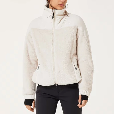 Oakley Womens Mountain Fire Sherpa Zip pulóver Mist
