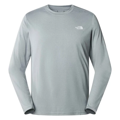The North Face Reaxion Amp hosszú ujjú póló Mid Grey Heather