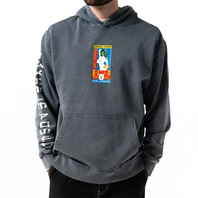 Ripndip Nerms Cans kapucnis pulóver Charcoal Vintage Wash