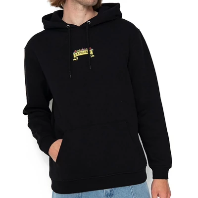 Santa Cruz Guzman Scroll Front kapucnis pulóver Black