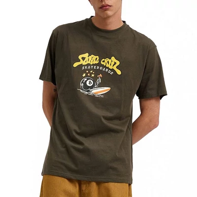 Santa Cruz Windowski Surf Front póló Washed Black