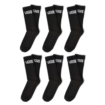 Vans Classic Crew II zokni Black 6 pár