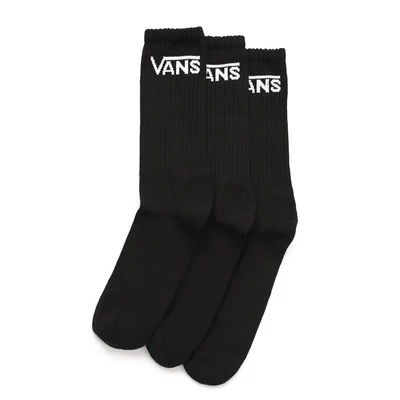 Vans Classic Crew zokni Rox Black 3 pár