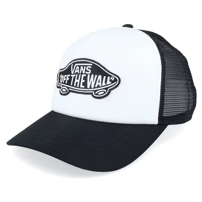 Vans Classic Patch Curved Trucker sapka Black White