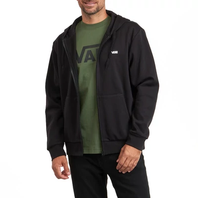 Vans Left Chest Fz kapucnis pulóver Black