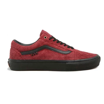 Vans Skate Old Skool cipő Hairy Suede Black Burgund