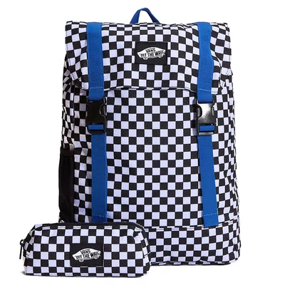 Vans Utility Check hátizsák Chekerboard Black White