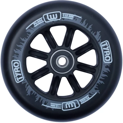 Longway Tyro Nylon Core Pro roller kerék 110mm Black/White Flame