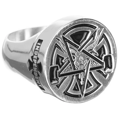 Thrasher X Independent Pentagram Cross gyűrű