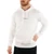 Champion Logo Embroidered kapucnis pulóver WHT