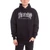 Thrasher Flame Logo kapucnis pulóver Black Black
