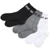 Vans Classic Crew Boys gyerek zokni Black Assorted 3 pár