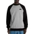 Vans Core Basic Raglan Crew pulóver Black Cement Heather