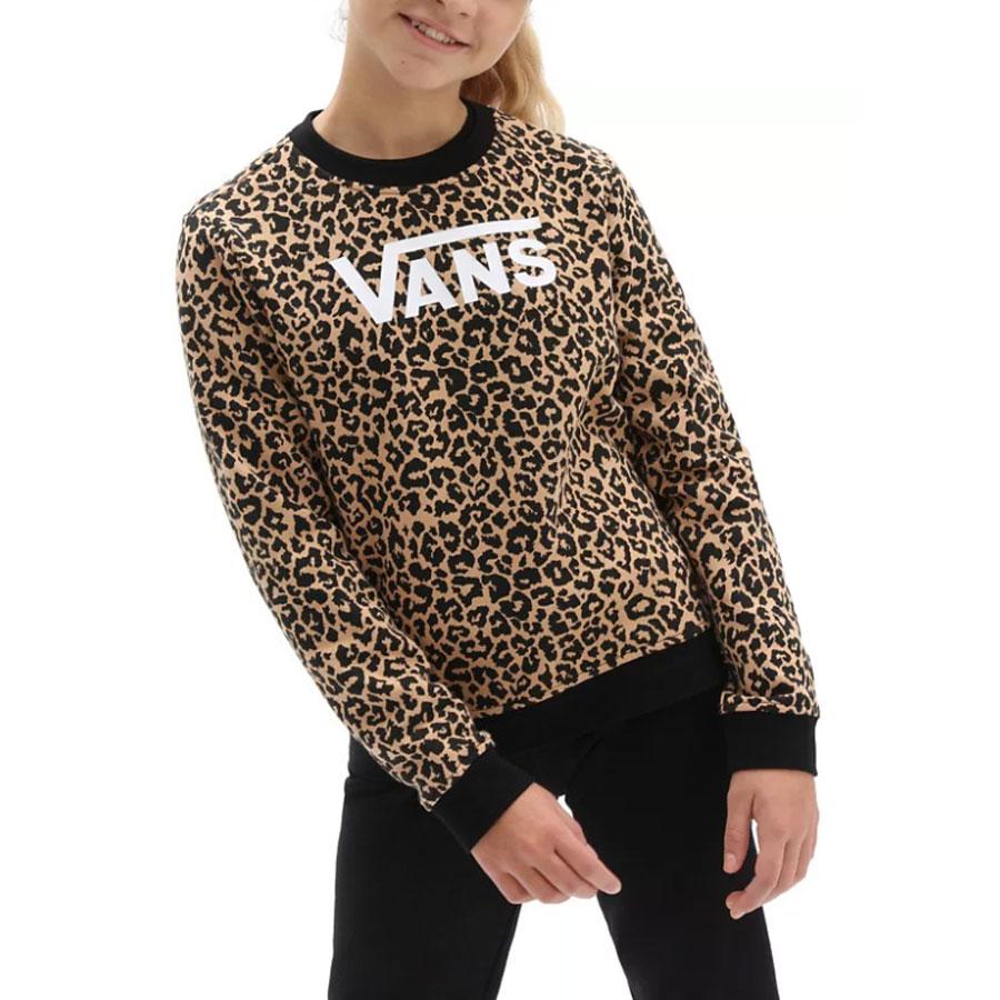 Vans leopard sweatshirt Clearance